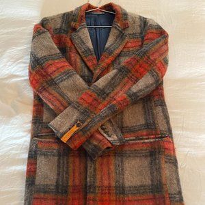 Scotch and Soda Men's Peacoat - Patterned